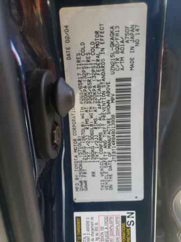 Photo 10 from auction – 2004 TOYOTA 4RUNNER SR with VIN JTEBT14R848013998