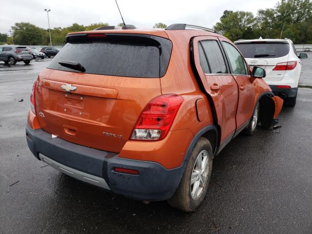 Photo 4 from auction – 2015 CHEVROLET TRAX 1LT with VIN KL7CJLSB4FB244948