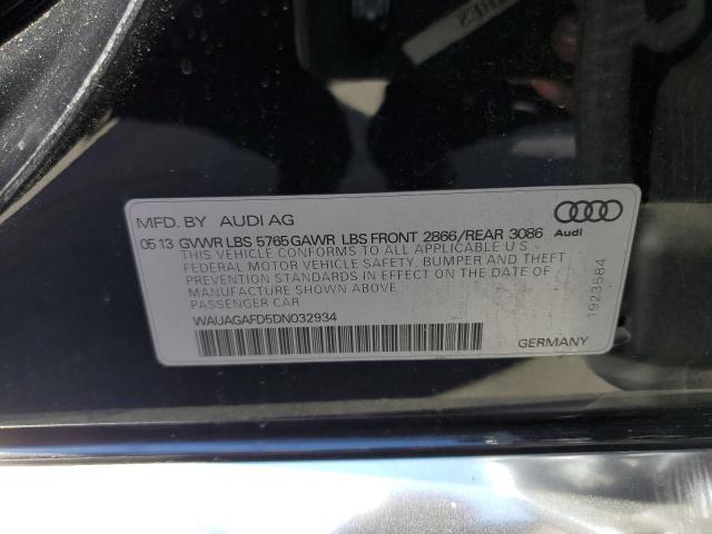 Photo 10 from auction – 2013 AUDI A8 QUATTRO with VIN WAUAGAFD5DN032934