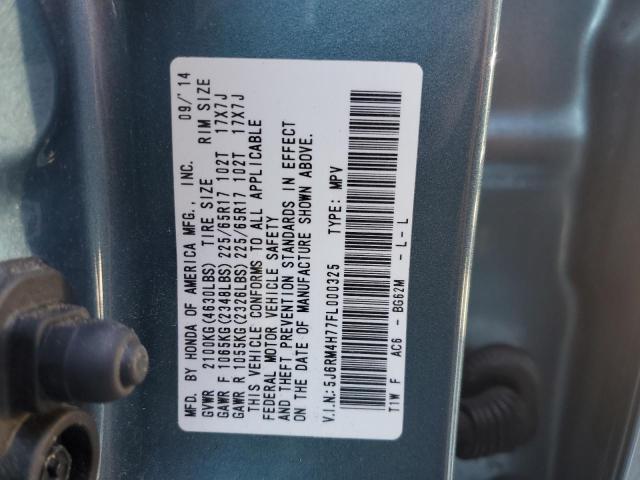 Photo 10 from auction – 2015 HONDA CR-V EXL with VIN 5J6RM4H77FL000325