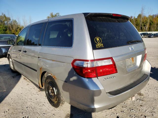 Photo 3 from auction – 2007 HONDA ODYSSEY LX with VIN 5FNRL38277B115650