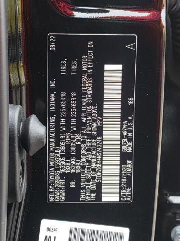 Photo 10 from auction – 2022 TOYOTA HIGHLANDER with VIN 5TDHZRBH4NS243248