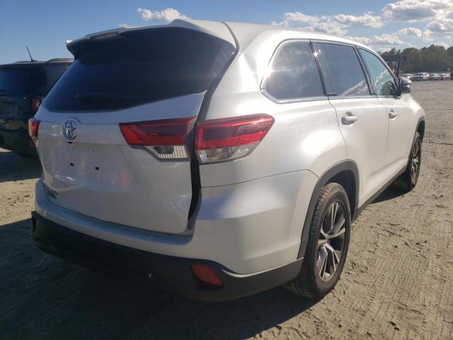 Photo 4 from auction – 2019 TOYOTA HIGHLANDER with VIN 5TDZARFH0KS047292