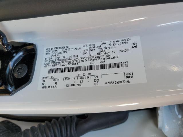 Photo 10 from auction – 2018 FORD F150 SUPER with VIN 1FTEW1EG3JFB95817
