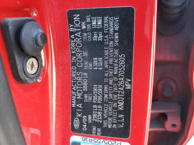 Photo 10 from auction – 2010 KIA SOUL + with VIN KNDJT2A26A7052605