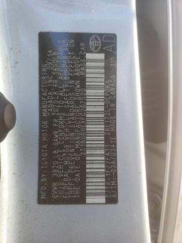 Photo 10 from auction – 2015 TOYOTA COROLLA L with VIN 2T1BURHEXFC267520