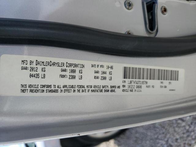 Photo 10 from auction – 2007 JEEP COMPASS with VIN 1J8FT47W37D185790