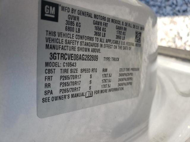 Photo 10 from auction – 2010 GMC SIERRA C15 with VIN 3GTRCVE08AG282809