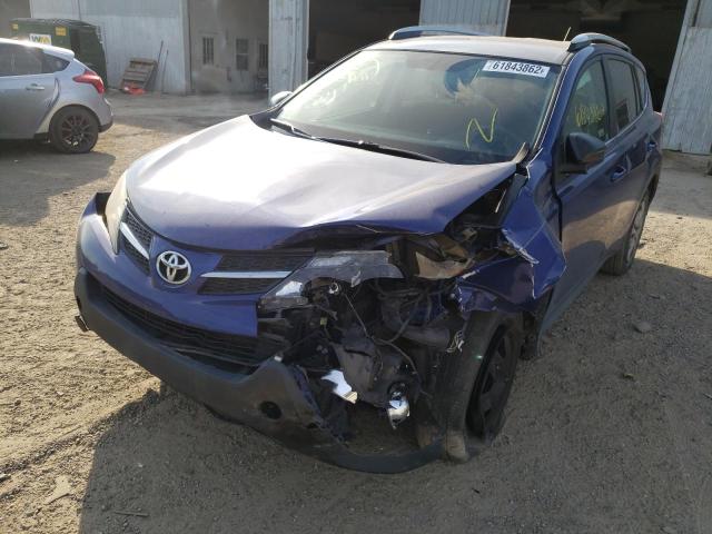 Photo 2 from auction – 2014 TOYOTA RAV4 LE with VIN 2T3BFREV0EW229216