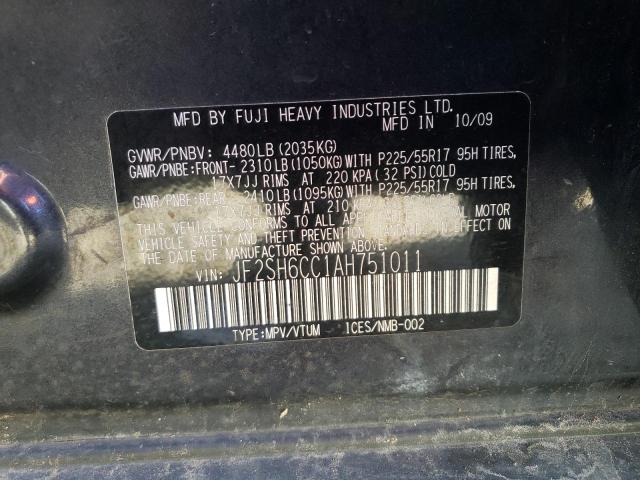 Photo 10 from auction – 2010 SUBARU FORESTER 2 with VIN JF2SH6CC1AH751011