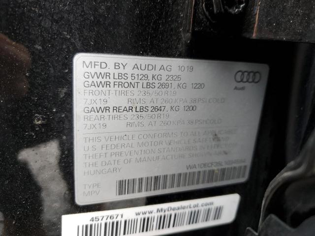 Photo 10 from auction – 2020 AUDI Q3 PREMIUM with VIN WA1DECF35L1034594
