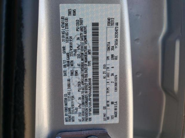 Photo 10 from auction – 2013 FORD ESCAPE TIT with VIN 1FMCU0J91DUA83608