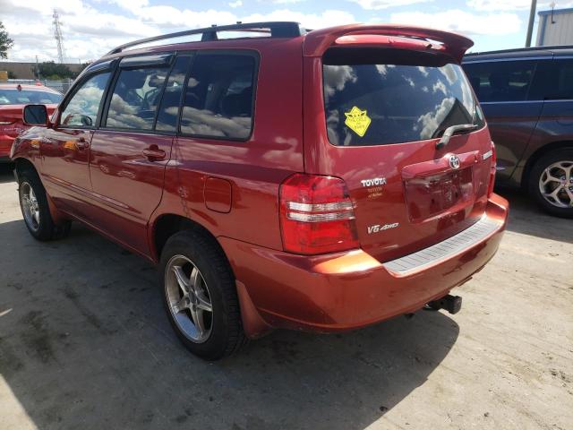 Photo 3 from auction – 2003 TOYOTA HIGHLANDER with VIN JTEHF21A230109922