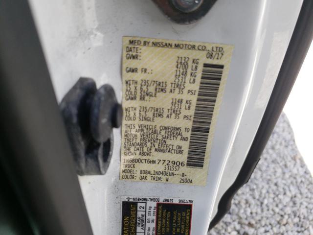 Photo 10 from auction – 2017 NISSAN FRONTIER S with VIN 1N6BD0CT6HN772906