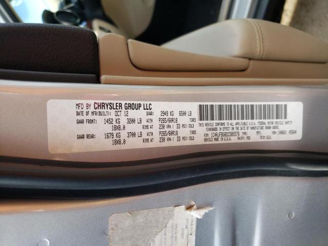Photo 10 from auction – 2013 JEEP GRAND CHER with VIN 1C4RJFBG8DC585576