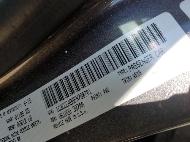 Photo 10 from auction – 2015 CHRYSLER 200 LIMITE with VIN 1C3CCCAB6FN760701