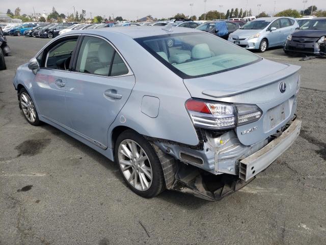 Photo 3 from auction – 2010 LEXUS HS 250H with VIN JTHBB1BA1A2012919