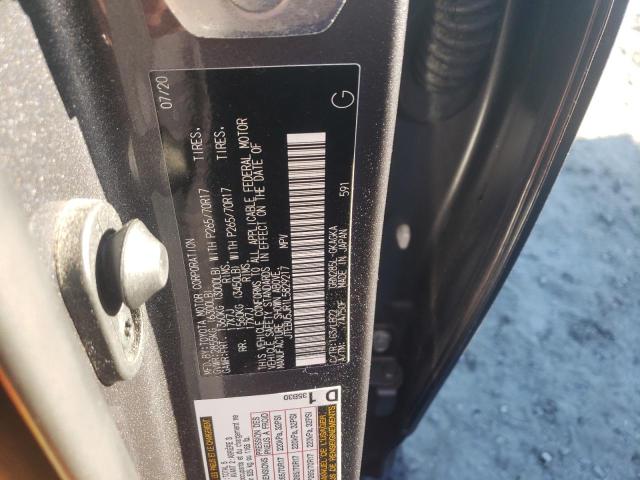 Photo 10 from auction – 2020 TOYOTA 4RUNNER SR with VIN JTEBU5JR1L5829217