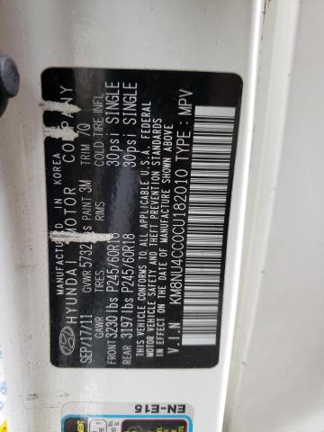 Photo 10 from auction – 2012 HYUNDAI VERACRUZ G with VIN KM8NU4CC0CU182010