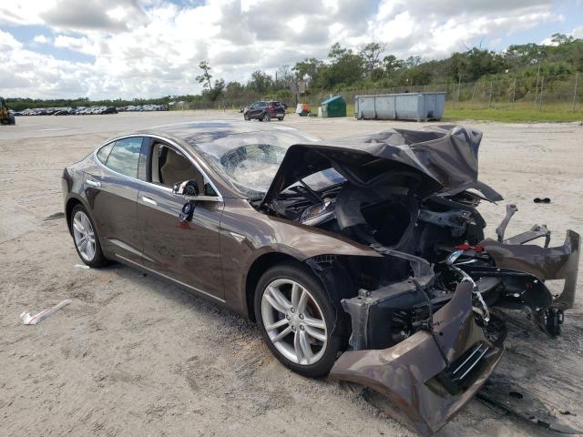 TESLA MODEL S 2014 with VIN 5YJSA1H10EFP56574 - Photo from auction