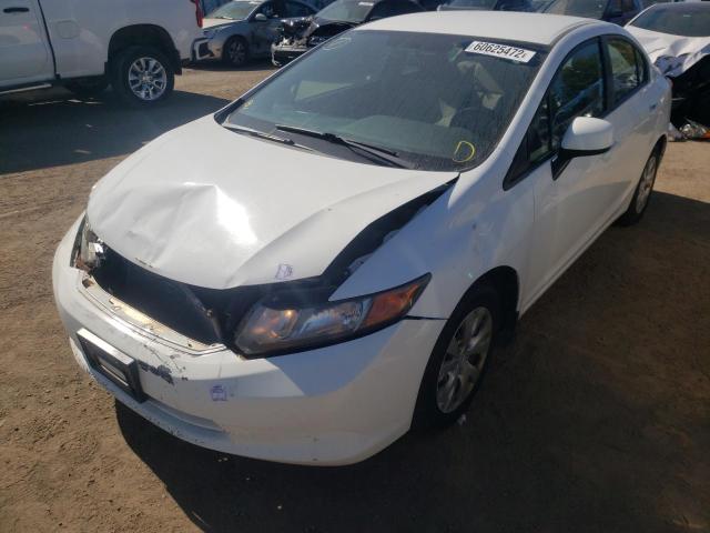 Photo 2 from auction – 2012 HONDA CIVIC LX with VIN 2HGFB2F47CH109728