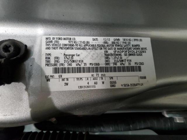 Photo 10 from auction – 2013 FORD FOCUS SE with VIN 1FADP3F21DL212293