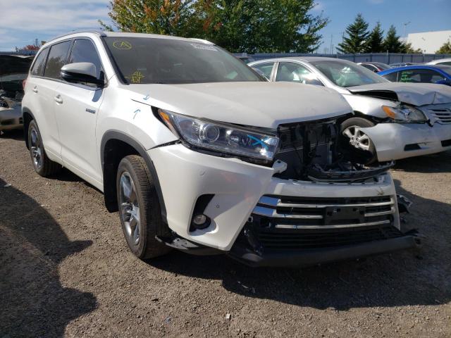 TOYOTA HIGHLANDER 2019 with VIN 5TDDGRFH2KS065995 - Photo from auction
