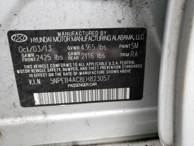 Photo 10 from auction – 2014 HYUNDAI SONATA GLS with VIN 5NPEB4AC8EH823057