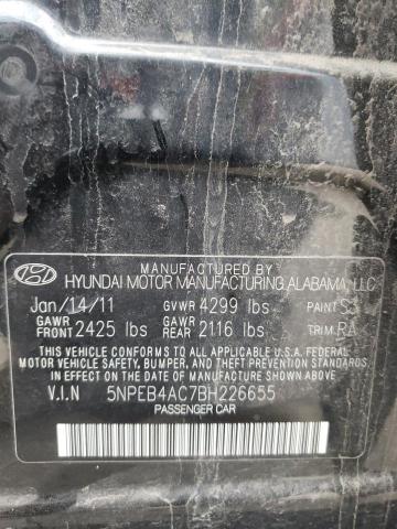 Photo 10 from auction – 2011 HYUNDAI SONATA GLS with VIN 5NPEB4AC7BH226655