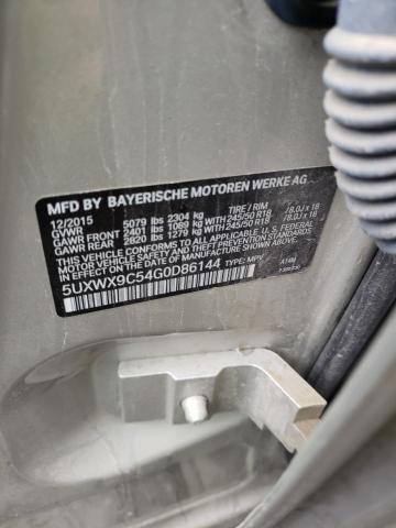 Photo 10 from auction – 2016 BMW X3 XDRIVE2 with VIN 5UXWX9C54G0D86144