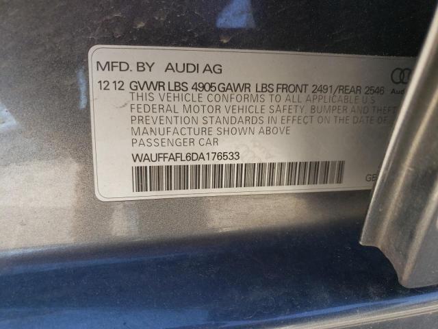 Photo 10 from auction – 2013 AUDI A4 PREMIUM with VIN WAUFFAFL6DA176533