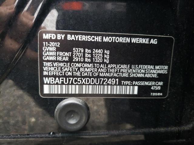 Photo 10 from auction – 2013 BMW 535 XI with VIN WBAFU7C5XDDU72491