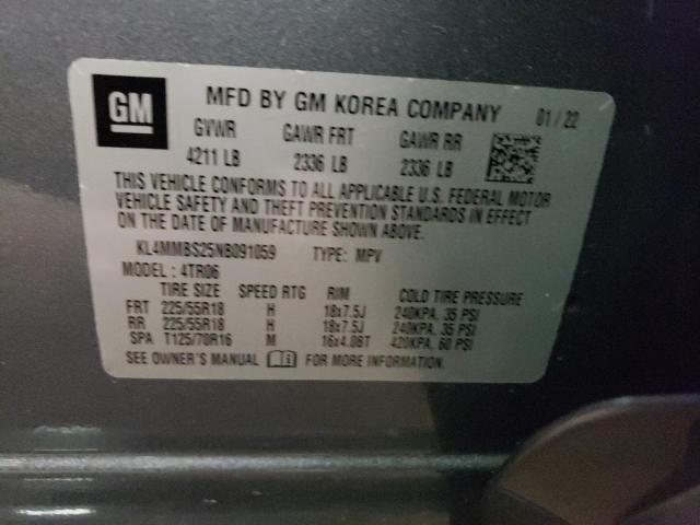 Photo 10 from auction – 2022 BUICK ENCORE GX with VIN KL4MMBS25NB091059