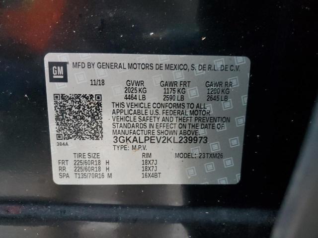 Photo 10 from auction – 2019 GMC TERRAIN SL with VIN 3GKALPEV2KL239973
