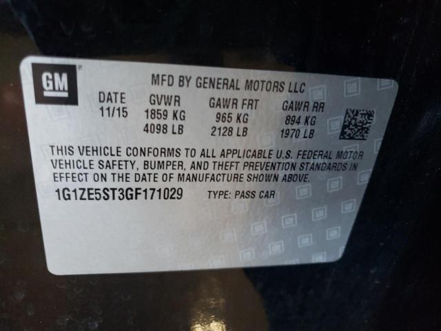 Photo 10 from auction – 2016 CHEVROLET MALIBU LT with VIN 1G1ZE5ST3GF171029