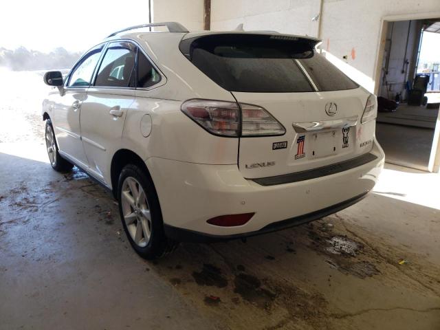 Photo 3 from auction – 2010 LEXUS RX 350 with VIN 2T2BK1BA8AC060352