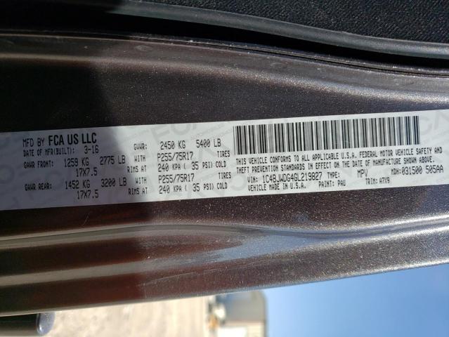 Photo 10 from auction – 2016 JEEP WRANGLER U with VIN 1C4BJWDG4GL219827