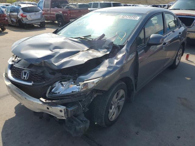 Photo 2 from auction – 2013 HONDA CIVIC LX with VIN 19XFB2F58DE009867