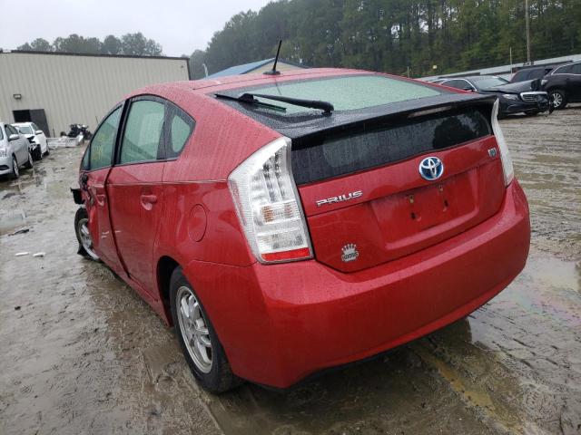 Photo 3 from auction – 2011 TOYOTA PRIUS with VIN JTDKN3DU8B0322168