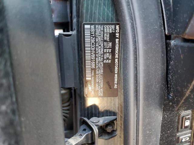 Photo 10 from auction – 2017 BMW I3 REX with VIN WBY1Z8C33HV891686