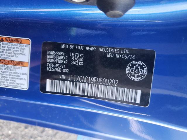 Photo 10 from auction – 2015 SUBARU BRZ 2.0 LI with VIN JF1ZCAC19F9600292