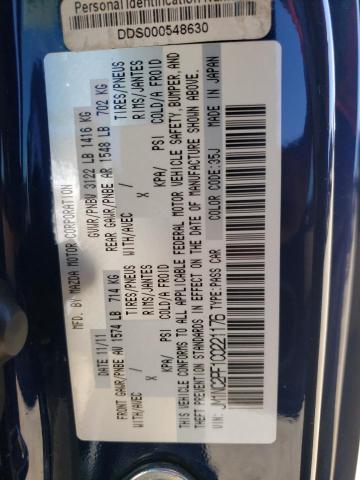 Photo 10 from auction – 2012 MAZDA MX-5 MIATA with VIN JM1NC2PF1C0221176