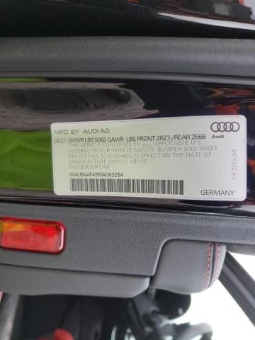 Photo 10 from auction – 2021 AUDI S4 PREMIUM with VIN WAUB4AF49MA063284