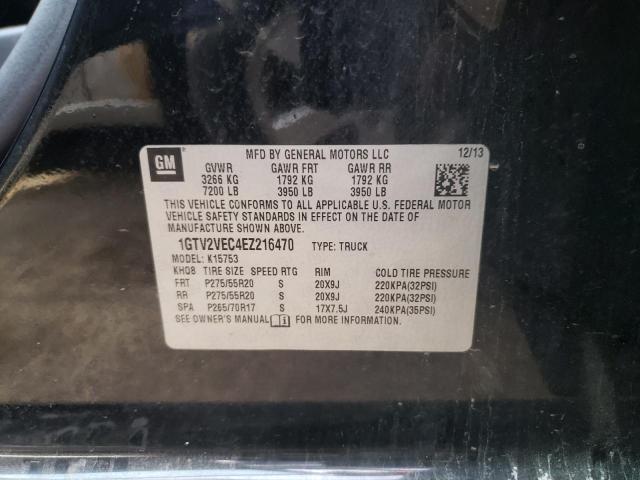 Photo 10 from auction – 2014 GMC SIERRA K15 with VIN 1GTV2VEC4EZ216470