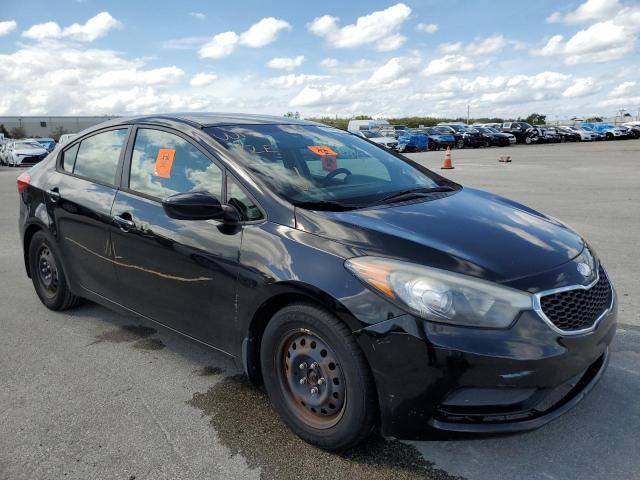 KIA FORTE LX 2014 with VIN KNAFK4A62E5105287 - Photo from auction