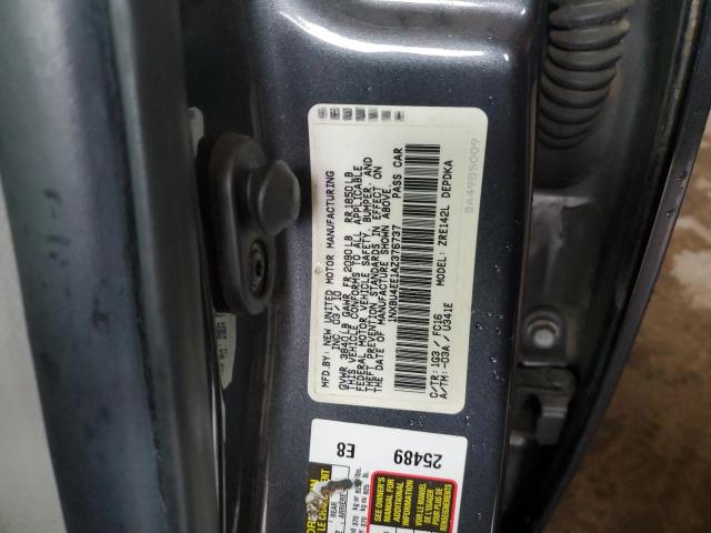 Photo 10 from auction – 2010 TOYOTA COROLLA BA with VIN 1NXBU4EE1AZ376737