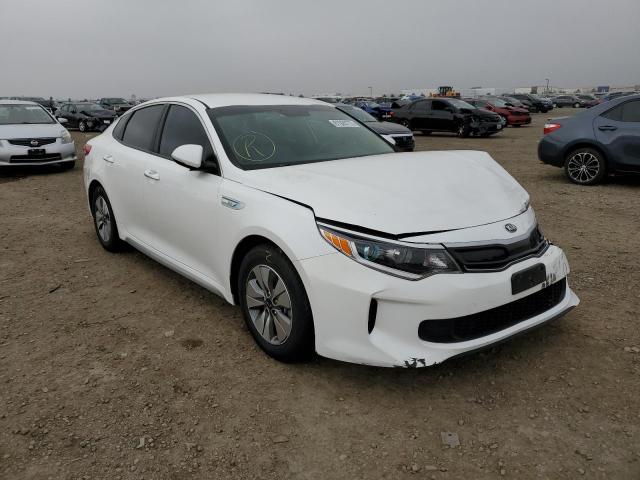 KIA OPTIMA HYB 2017 with VIN KNAGT4LE2H5011677 - Photo from auction