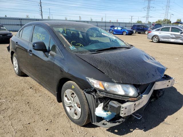 Photo 1 from auction – 2013 HONDA CIVIC LX with VIN 2HGFB2F56DH575788