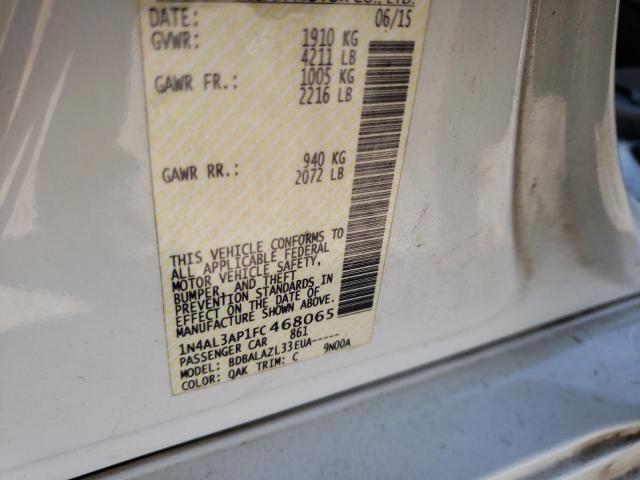 Photo 10 from auction – 2015 NISSAN ALTIMA 2.5 with VIN 1N4AL3AP1FC468065