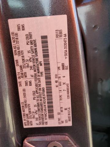 Photo 10 from auction – 2014 FORD ESCAPE TIT with VIN 1FMCU0JX1EUE37580